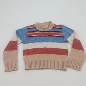 Vintage 70s Acroknit Striped Long Sleeve Knit Sweater Size XS